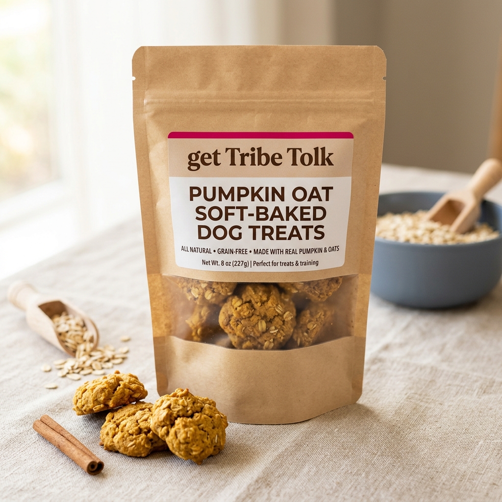 Pumpkin Oat Soft-Baked Dog Treats - Image 3