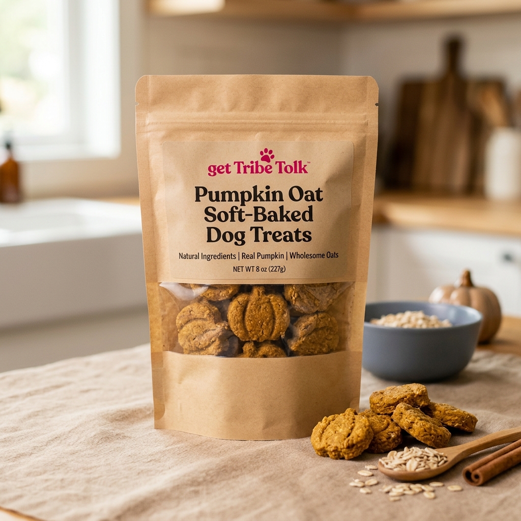 Pumpkin Oat Soft-Baked Dog Treats